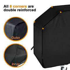 iCOVER side straps and buckles securing cover in wind benefit