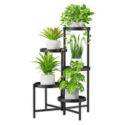iDavosic.ly front view of five-tier stand showing neat plant display and space saving
