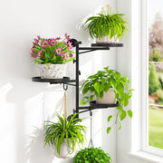 iDavosic.ly three-tier front view showing sleek black finish and organized display benefit