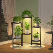 iDavosic.ly front full stand showing six tiers and grow light benefit