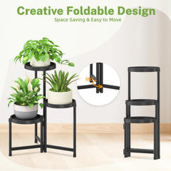 iDavosic.ly side view assembled showing iron frame stability and space-saving benefit