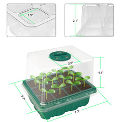 Idealife LED grow light turned on showing even full-spectrum illumination