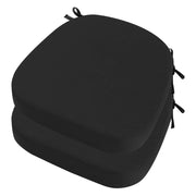 idee-home front view of d-shaped cushion showing shape and comfort