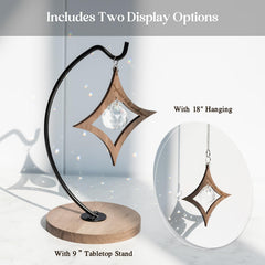 ifeolo on tabletop stand displayed on a shelf offering a peaceful focal point