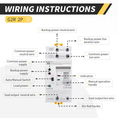 IGEYAPA close-up of terminal labels and screw connections for safer wiring