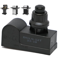 IgnisGlow front panel showing two ignition outlets and mounting points for easy replacement