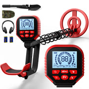 ikiu detector full-length front view showing lightweight frame and coil benefit easy handling