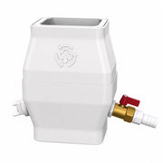 iLiveX diverter front view showing compact profile and easy fit benefit