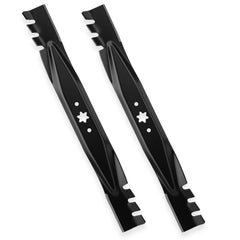 ILONPA front view of two 42-inch blades showing shape and finish for reliable cutting
