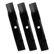 ILONPA front view of 48-inch mulching blades showing fit and finish