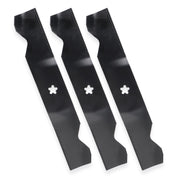 ILONPA front view of three replacement blades showing fit and finish for reliable replacement