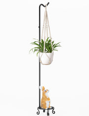 iLTreFlo front view with hanging planter showing elegant display
