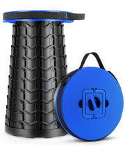 imodomio folded stool front view shows compact portability and quick stash