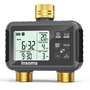 Insoma front view with brass inlet showcasing durable connection and leak protection