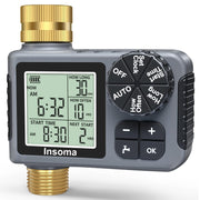 Insoma front view showing LCD and benefits of easy programming
