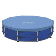 Intex cover front view showing fit and clean protection benefit