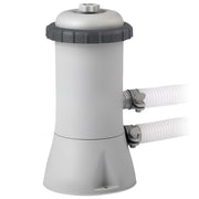 Intex C1000 front view showing compact pump and controls for easy use