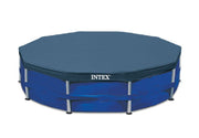 Intex pool cover full over 10ft pool reducing debris buildup