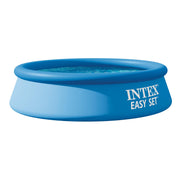 Intex front view of easy set pool showing full packaging and quick setup benefit