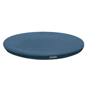 Intex front packaging showing 13-foot debris cover and quick benefits