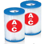 Intex front packaging twin pack showing brand and fit for quick identification and authenticity