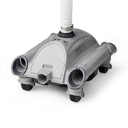 Intex pressure-side cleaner front view showing sturdy housing and easy access for maintenance