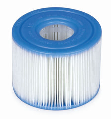 Intex filter next to ruler for size comparison showing correct S1 dimensions and fit