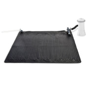 Intex solar mat front view showing full heating surface and compact shape benefit