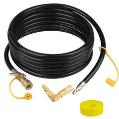 Iococee front view showing hose and quick connect for fast setup