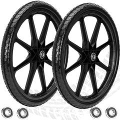 iococee front view 20-inch wheel showing durable rim and ready-to-install benefit