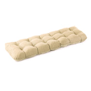 IPYNBAP bench cushion front view showing beige cover and fit