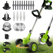 iToolMax front view of cordless trimmer showing lightweight design and ease