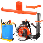 iulrtba front-mounted rack holding blower and saving space