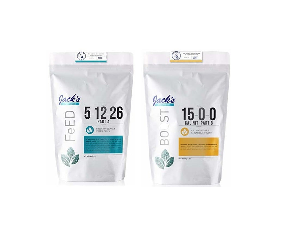 Jack's Classic front packaging showing both 2.2 lb bags and clear labeling, easy identification