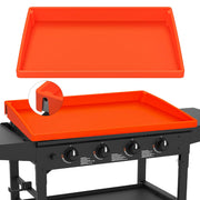 Jacooxi full-top view on Blackstone griddle showing complete surface protection