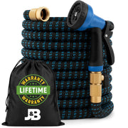 J&B front view of hose showing compact lightweight design and storage benefit