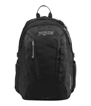 JanSport Agave front view showing pockets and durable exterior for everyday use