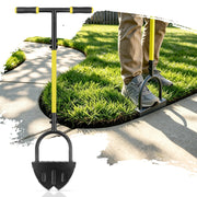 Jardineer front view showing full edger and clean-cut benefit