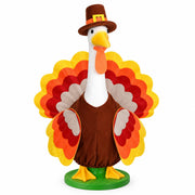 JcHrmers front view of turkey outfit transforming goose, adds festive curb appeal