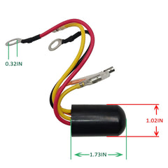 JDLLONG AM128906 close-up of electrical connector for secure plug-in fit benefit