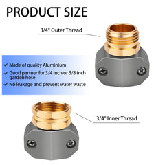 Jeeker aluminum fitting close-up showing metal finish and corrosion resistance benefit