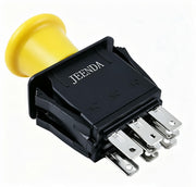 JEENDA front panel PTO switch showing mounting and controls for easy replacement