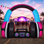 Jenaai front view of boombox arch showing bold retro look and instant party appeal