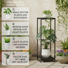 JEPRECO stand in living room corner displaying plants and photos for style