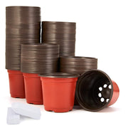 JERIA front view of 4-inch pot stack showing quantity and neat packaging benefit