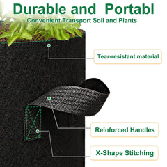JERIA reinforced carry handle detail for safe lifting and easy mobility