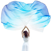 Jetec flag front view showing sky gradient and flowing movement benefit