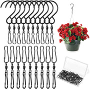 Jetec front packaging showing 30-piece swivel hooks set for organized storage and quick access