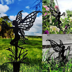 JGZTJXNK stake placed in a flower pot highlighting instant charm