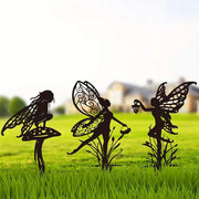 JGZTJXNK front packaging showing three fairy stakes and product appeal